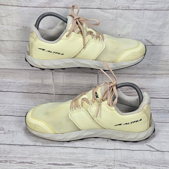 Altra Superior 5 Shoes Womens Size 9 Yellow Trail Running Zero Drop Lightweight - Picture 2 of 8